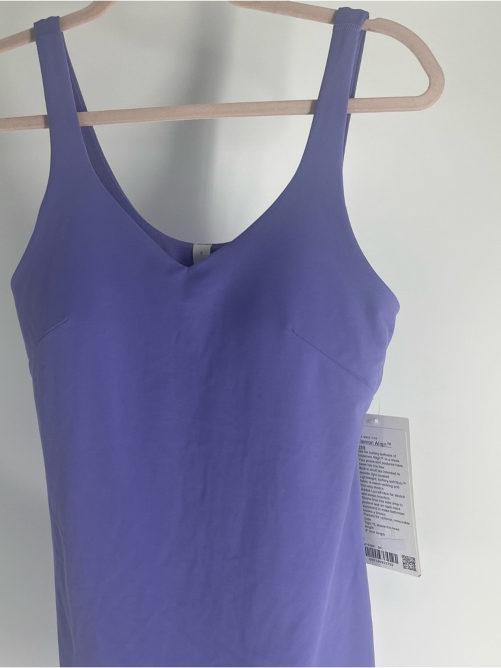 LULULEMON NWT ALIGN DRESS DARK LAVENDER PURPLE ACTIVE TENNIS GOLF - Picture 8 of 9